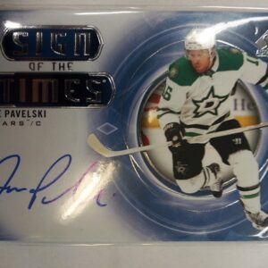 2020-2021 Upper Deck SP Authentic Sign of the Times Joe Pavelski
