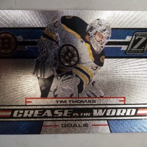 2010-2011 Panini Zenith Crease is the Word Tim Thomas