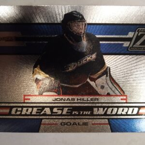 2010-2011 Panini Zenith Crease is the Word Jonas Hiller