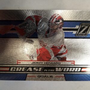 2010-2011 Panini Zenith Crease is the Word Jimmy Howard