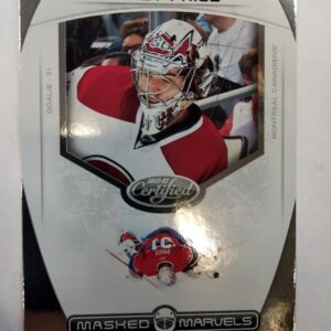 2011-2012 Panini Certified Masked Marvels Carey Price