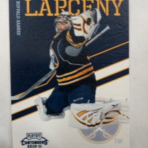 2010-2011 Panini Contenders Leather Larceny Ryan Miller