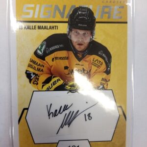 2021-2022 Cardset SM-liiga Signature Kalle Maalahti /125