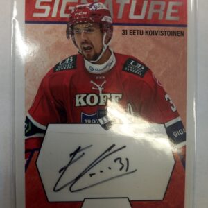 2021-2022 Cardset SM-liiga Signature Eetu Koivistoinen /125