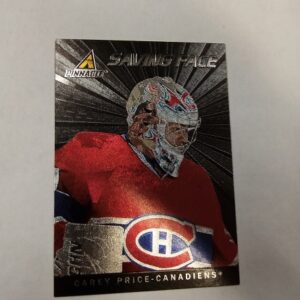 2011 pinnacle panini Saving face Carey Price