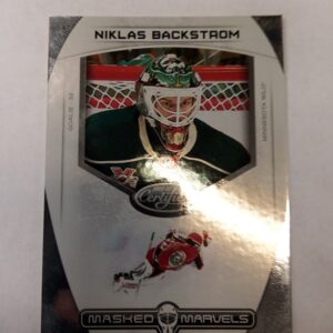 2011 panini Niklas Backstrom masked marvels