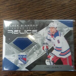 2021-22 Black diamond Zac Jones Diamond debut Relics