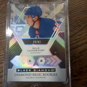 2021-22 Black diamond Diamond relic rookies Nils Lundkvist