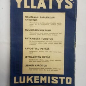 Yllätyslukemisto-taskukirja (Elokuu 1949)