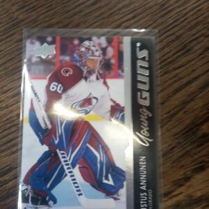 2021-22 UD extended young guns Justus Annunen