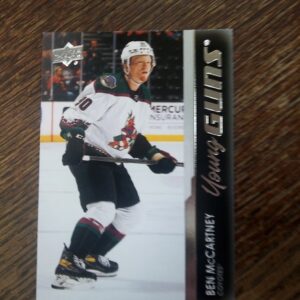 2021-22 UD Young guns Ben McCartney