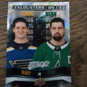 2022-23 UD MVP encounters on ice Krug- Benn