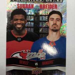 2022-2023 Upper Deck MVP Encounters on Ice Subban/Kreider