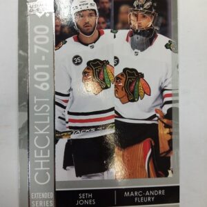 2021-2022 Upper Deck Extended Checklist Jones/Fleury