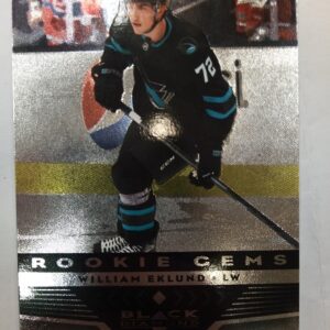 2021-2022 Upper Deck Extended Black Diamond Rookie Gems William Eklund