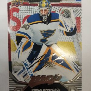 2022-2023 Upper Deck MVP Silver Jordan Binnington