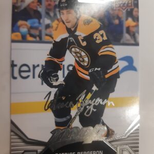 2022-23 MVP Patrice Bergeron Silver Script