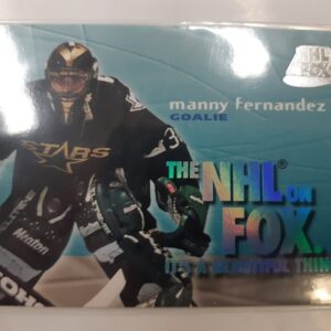 1995-96 Skybox Impact Manny Fernandez The NHL on the FOX