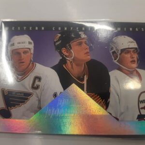 1994-95 Donruss Dominators Brett Hull Pavel Bure Teemu Selänne