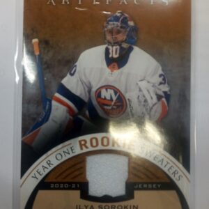 2021-2022 Upper Deck Artifacts Year One Rookie Sweaters Ilya Sorokin