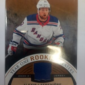 2021-2022 Upper Deck Artifacts Year One Rookie Sweaters Alexis Lafreniere