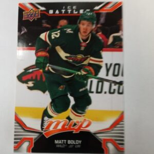 2022-2023 Upper Deck MVP Ice Battles Matt Boldy checklist