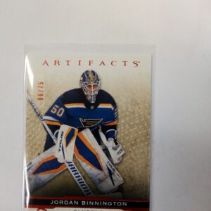 2021-22 artifacts Jordan Binnington