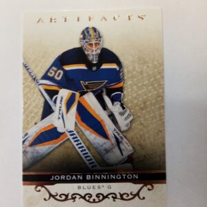 2021-2022 Upper Deck Artifacts Jordan Binnington