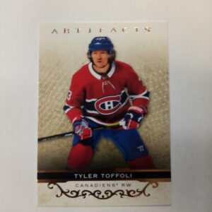 2021-2022 Upper Deck Artifacts Tyler Toffoli