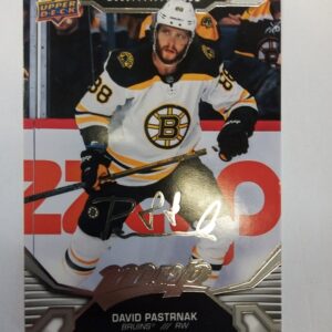 2021-2022 Upper Deck MVP Watch Silver David Pastrnak