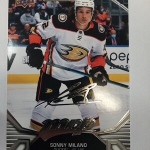 2021-2022 Upper Deck MVP Watch Silver Sonny Milano