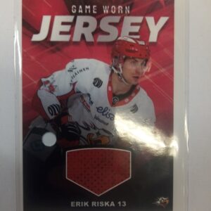 2019-2020 Cardset SM-Liiga Game-Worn Jersey Redemption Card Erik Riska /128