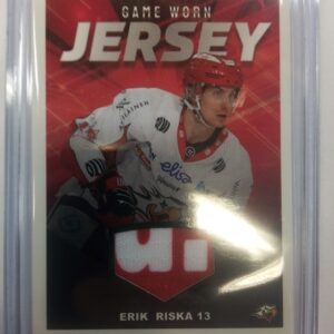 2019-2020 Cardset SM-Liiga Game-Worn Jersey Erik Riska /128