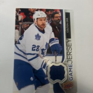 2014-15 UD series 1 Colton Orr game worn jersey
