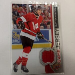 2014-15 UD series 2 Quinton Howden game jersey