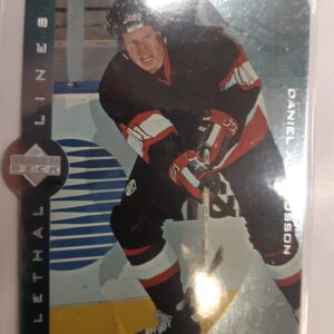 1996-97 Upper Deck Lethal Lines die-cut Daniel Alfredsson