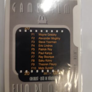 1997-98 Upper Deck McDonald's Game Film Checklist