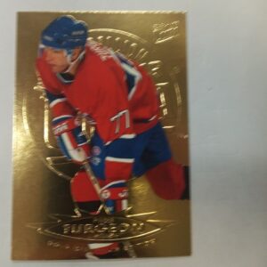 1995 fleer gold medallion edition Pierre Turgeon