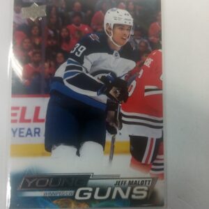 2022-23 UD series 1 Young guns Jeff Malott