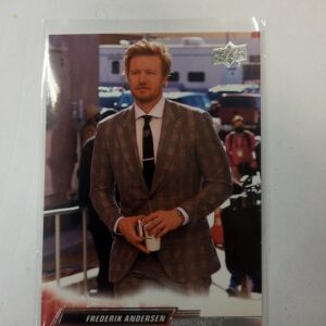 2022-23 UD series 1 Frederik Andersen suit variaton