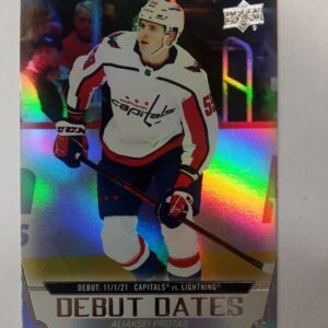 2022-23 UD series 1 debut dates Aliaksei Protas