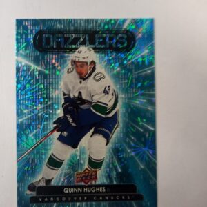 2022-23 UD series 1 UD dazzlers blue Quinn hughes