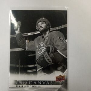 2022-23 UD series 1 UD canvas Roman Josi B & W