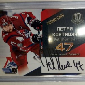 2017-2018 SeReal KHL Petri Kontiola signature
