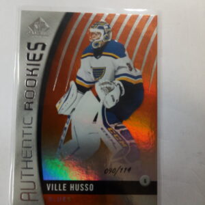 2017-18 sp game used authentic rookies Ville Husso