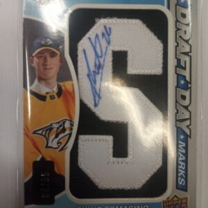 2021-2022 Upper Deck SP Game Used Draft Day Marks Philip Tomasino /35