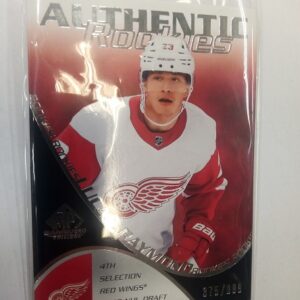 2021-2022 Upper Deck SP Game Used Authentic Rookies Lucas Raymond /999