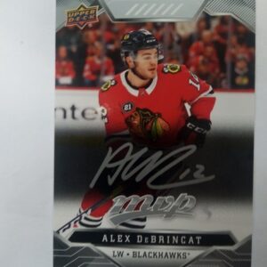 2019-2020 mvp Alex deBrincat sign