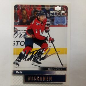 2019-20 mvp stanley cup edition Matt Niskanen signature