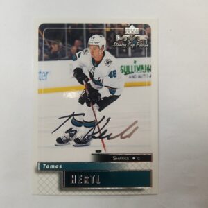 2019-20 mvp stanley cup edition Tomas Hertl sign